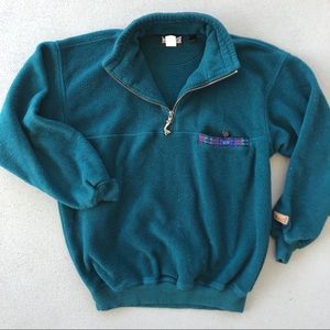 Vintage 90s Fleece Quarter-Zip Pullover